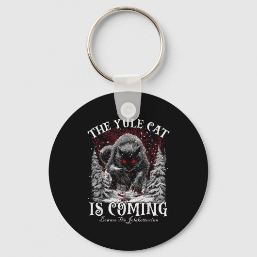 Porte-clés Creepmas The Yule Cat Is Coming Be Ware Of Jolakot (Recto)