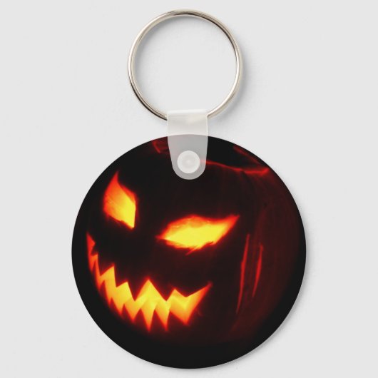 Porte-clés Creepy Jack o lantern pumpkin (Recto)