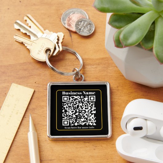 Porte-clés Créer un code QR d'entreprise scannable instantané (Bureau)