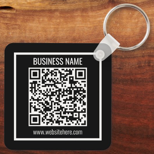 Porte-clés Créer un code QR moderne instantanément (Verso)