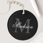 Porte-clés Créer Votre Nom Personnalisé Monogramme Calligraph<br><div class="desc">Créez votre propre porte - clé personnalisé avec votre nom personnalisé et votre monogramme. Pour modifier ce modèle de conception, il suffit de modifier les champs de texte comme indiqué ci-dessus. Vous pouvez facilement ajouter du texte ou des images, customiser des polices et des couleurs. Offrez-vous un cadeau parfait pour...</div>