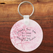 Porte-clés Créer votre propre Customisé (Recto)