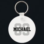 Porte-clés Créer Votre Propre Numéro De Nom Personnalisé<br><div class="desc">Créer votre propre Porte - clé de numéro de nom personnalisé</div>