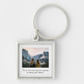 Porte-clés Créer votre propre photo de devis personnalisée (Devant)