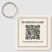 Porte-clés Créez instantanément un code QR scannable pour l'e (Recto)