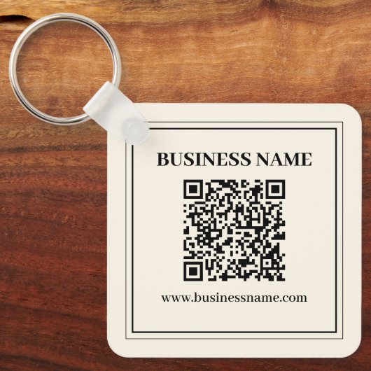 Porte-clés Créez instantanément un code QR scannable pour l'e (Recto)