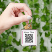 Porte-clés Créez instantanément un code QR scannable pour vot (main)