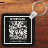 Porte-clés Créez un code QR moderne instantanément (Verso)