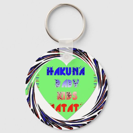 Porte-clés Créez vos propres coeurs lumineux conception bébé (Recto)