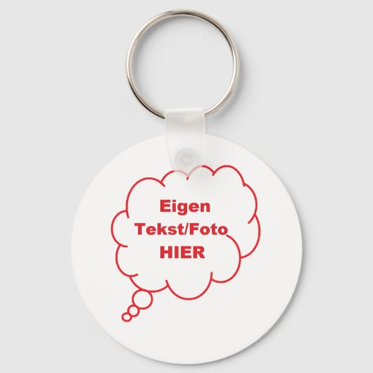 Porte-clés Créez votre (Recto)