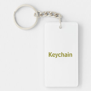 Porte-clés Créez votre personnalisation 1,5" x 2,75"r