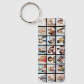 Porte-clés Créez votre propre 21 photo Collage couleur modifi (Recto)