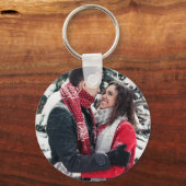 Porte-clés Créez votre propre 2 photo double face (Verso)