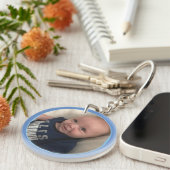 Porte-clés Créez votre propre cadeau photo 2 pour maman ou gr (Devant droit)