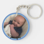 Porte-clés Créez votre propre cadeau photo 2 pour maman ou gr (Dos)