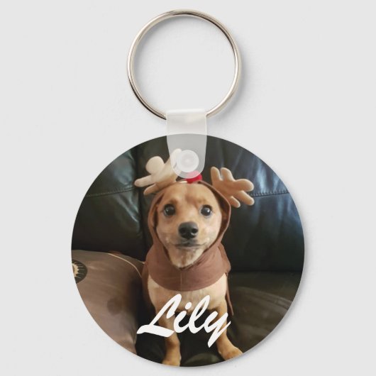 Porte-clés créez votre propre clé de Noël (Recto)