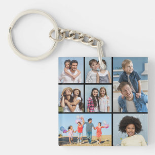 Porte-clés Créez votre propre collection de 7 photos