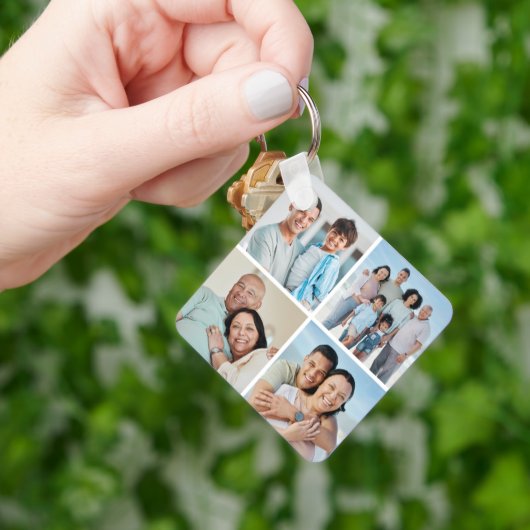Porte-clés Créez votre propre collection de photos 4 (main)