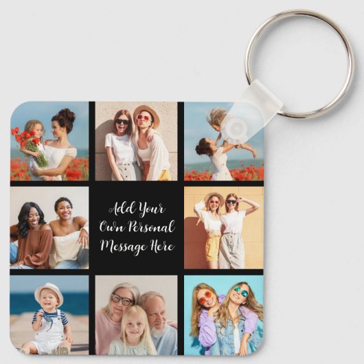 Porte-clés Créez votre propre collection de photos 8 Ajouter  (Dos)