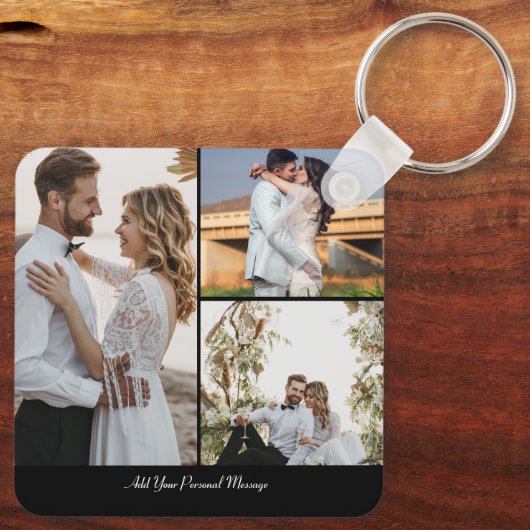 Porte-clés Créez votre propre collection photo 3 (Verso)