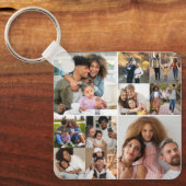 Porte-clés Créez votre propre collection photo de 10 personne (Recto)