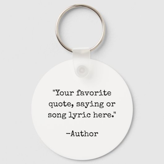 Porte-clés Créez votre propre devis (Recto)