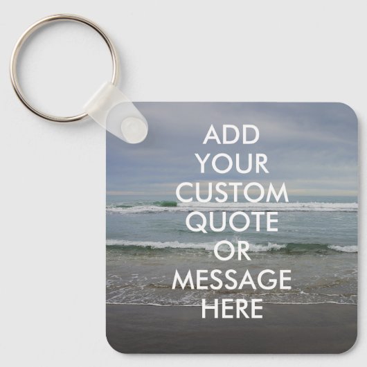 Porte-clés Créez votre propre devis (Recto)