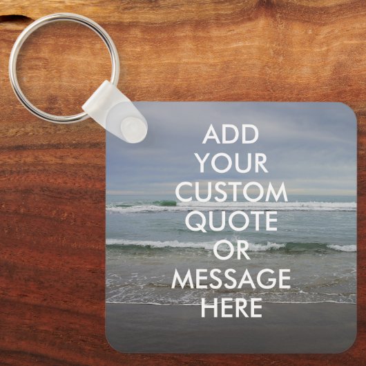 Porte-clés Créez votre propre devis (Recto)