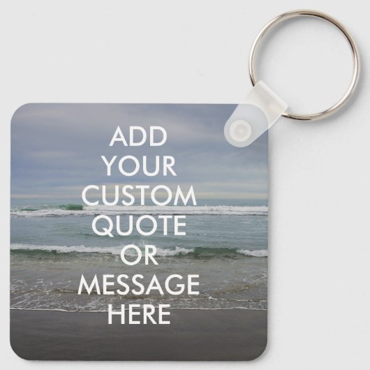 Porte-clés Créez votre propre devis (Dos)