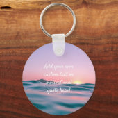 Porte-clés Créez votre propre devis personnalisé - Sunset Sea (Recto)