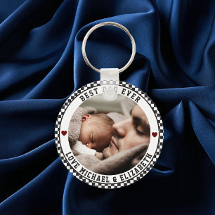 Porte-clés Créez votre propre Fête des pères Meilleur Papa Ja