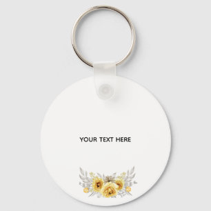 Porte-clés Créez votre propre floral