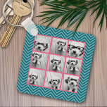 Porte-clés Créez votre propre Instagram Photo Collage 9 photo<br><div class="desc">Utilisez vos photos sans cadres pour créer votre propre oeuvre d'art ! Ajoutez vos photos et instantanés préférés à cette bande pour un garde-mémoire amusant. Une façon artistique d'afficher vos meilleures photos de partage.</div>