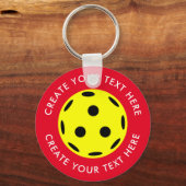 Porte-clés Créez votre propre lecteur de basket-ball de texte (Recto)