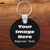 Porte-clés Créez votre propre Modèle cadeau (Recto)