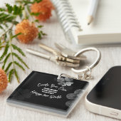 Porte-clés Créez votre propre personnalisation personnalisée (Devant Droit)