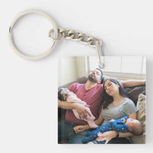 Porte-clés Créez Votre Propre Photo Custom Pic DIY Famille
