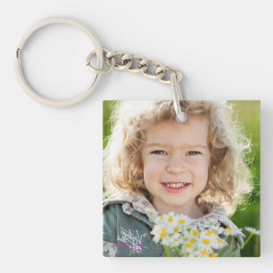 Porte-clés Créez votre propre photo de 2 enfants de la même f