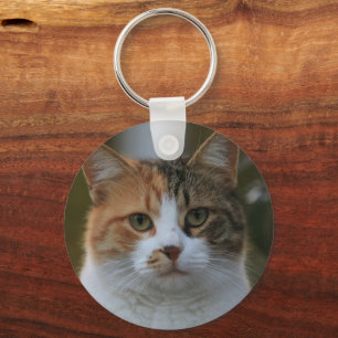 Porte-clés Créez Votre Propre Photo de Chat Personnalisée