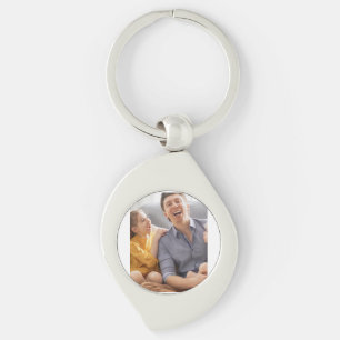 Porte-clés Créez Votre Propre Photo de Famille Personnalisée