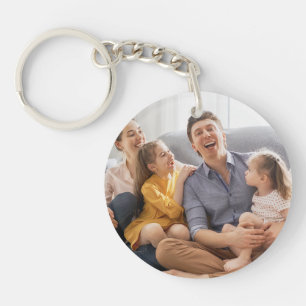 Porte-clés Créez votre propre photo de famille personnalisée
