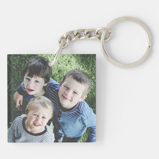 Porte-clés Créez votre propre photo double face 2 Télécharger (Dos)