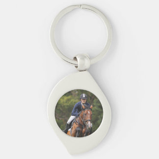 Porte-clés Créez Votre Propre Photo Équestre De Cheval Person