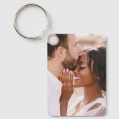 Porte-clés Créez Votre Propre Photo Moderne Personnalisée (Recto)