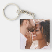 Porte-clés Créez Votre Propre Photo Moderne Personnalisée (Devant)