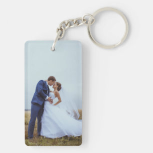 Porte-clés Créez Votre Propre Photo Moderne Personnalisée