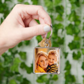 Porte-clés Créez votre propre photo personnalisée (main)