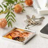 Porte-clés Créez votre propre photo personnalisée (Côté)