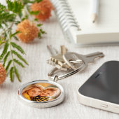 Porte-clés Créez votre propre photo personnalisée (Côté)