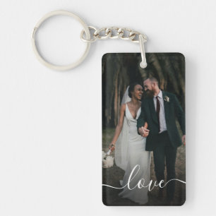 Porte-clés Créez Votre Propre Photo Personnalisée de Mariage